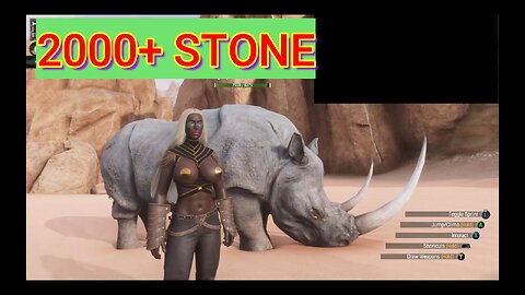 Conan Exiles Beginners Guide 2000+ stone with mass Cull Busty #boosteroid #conanexiles