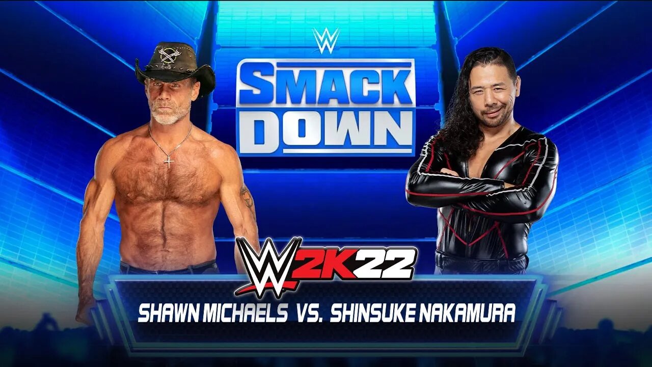 WWE 2K22: Shawn Michaels Vs. Shinsuke Nakamura - Instant Classic Gameplay!