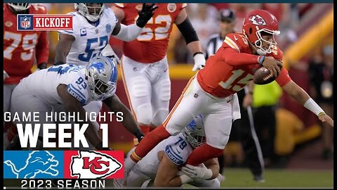 Detroit lions vs Kansas city chiefs Game highlightes