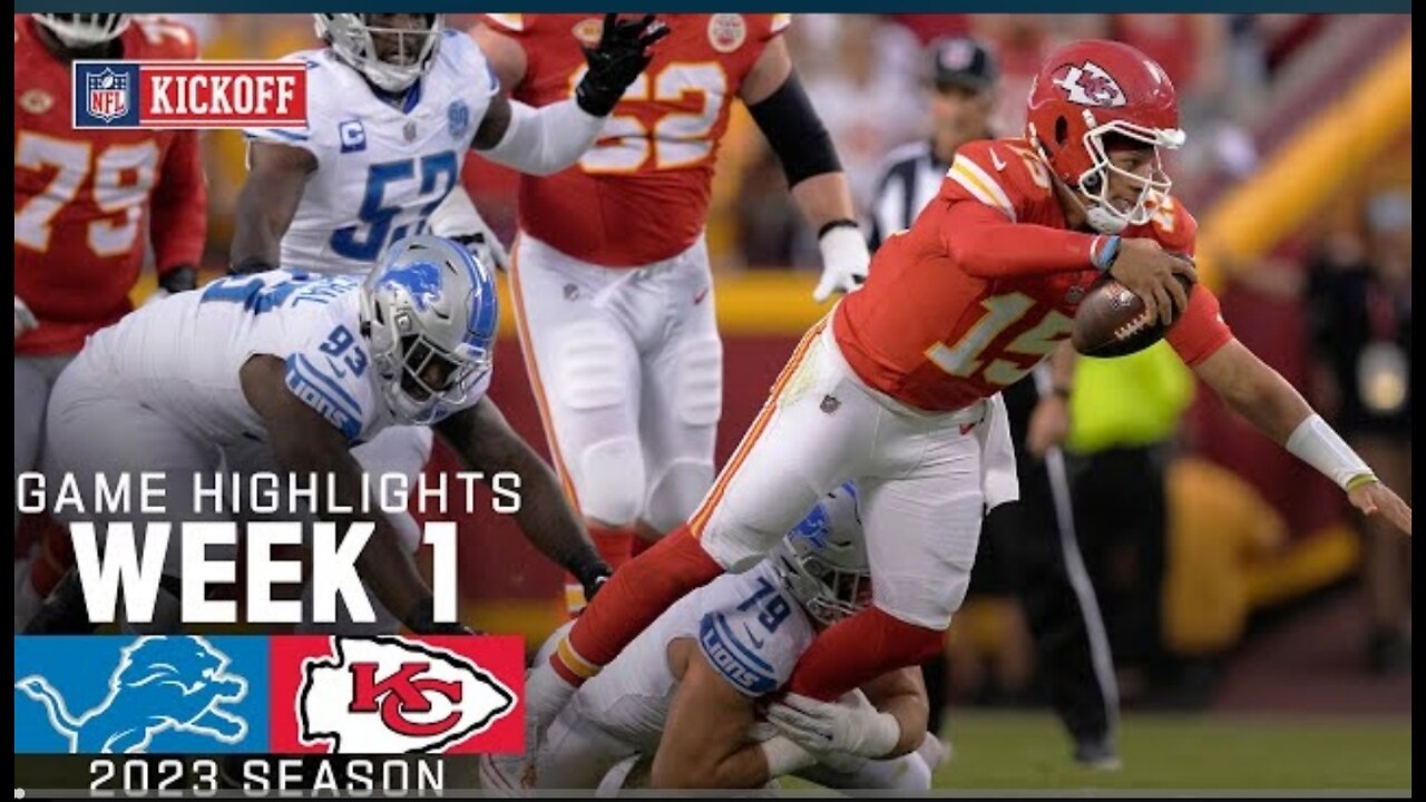 Detroit lions vs Kansas city chiefs Game highlightes