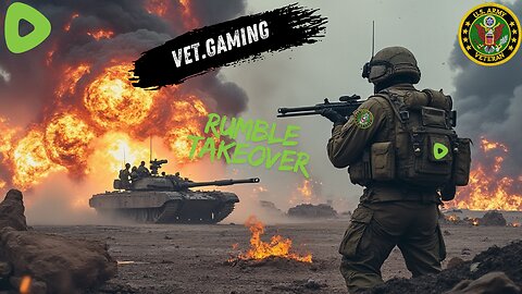 Vet GAMING is LIVE! on from the underground bunker at Vet Studios! LFG! #RumbleTakeover