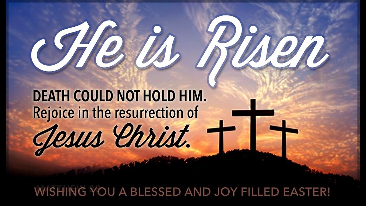 He is Risen. Resurrection Day-Easter