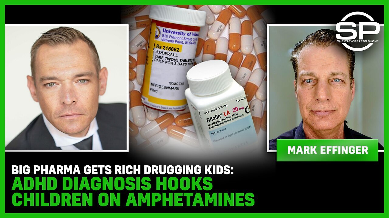 Big Pharma Gets Rich DRUGGING Kids: ADHD Diagnosis HOOKS Children On AMPHETAMINES