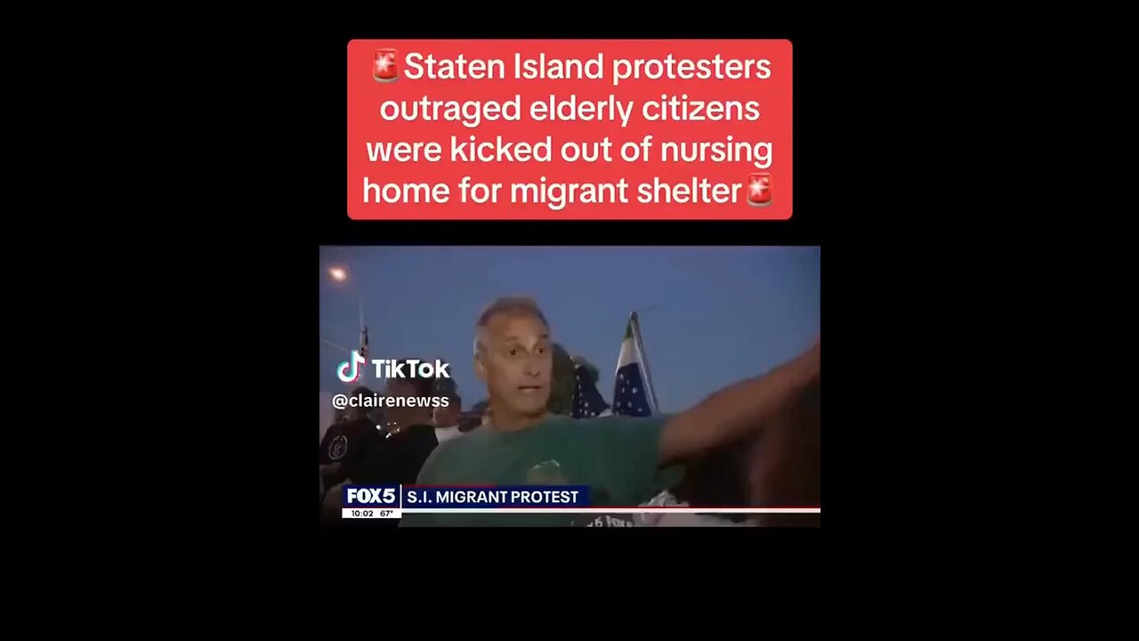 New York City Illegal Immigration Crisis Enrage Protestors At Nursing Home!