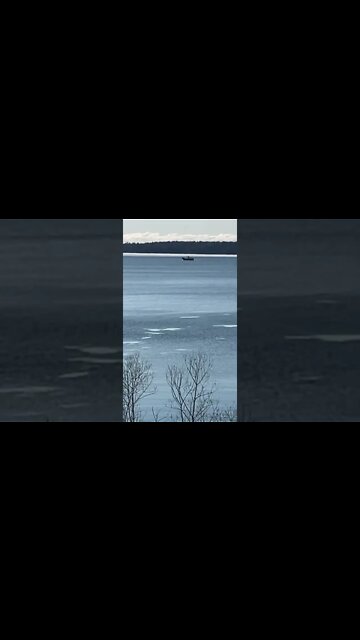 Open water on the lake superior.￼ Madeline Island Ferry.￼
