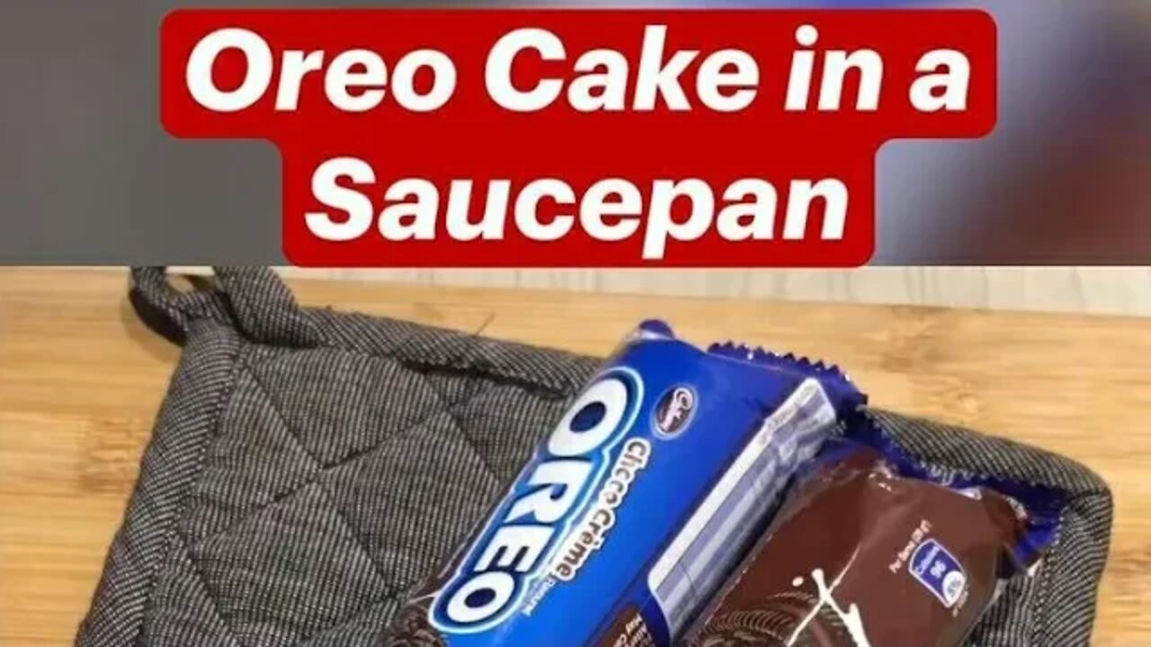 Oreo Cake In A Saucepan | #shorts #oreocake #cake #oreo | Your Vision's Factory