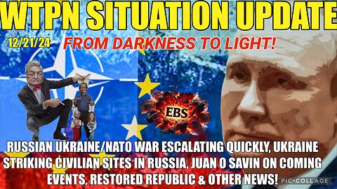 RUSSIA UKRAINE/NATO WAR ESCALATION, JUAN O SAVIN, DRONES/UAP’S, BIDEN PUPPET