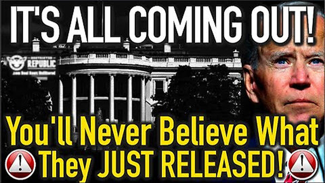 Biden SHOCK! It's ALL Coming Out Now - You'll Never Believe What They JUST Released