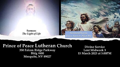 Lent Midweek 3 Service