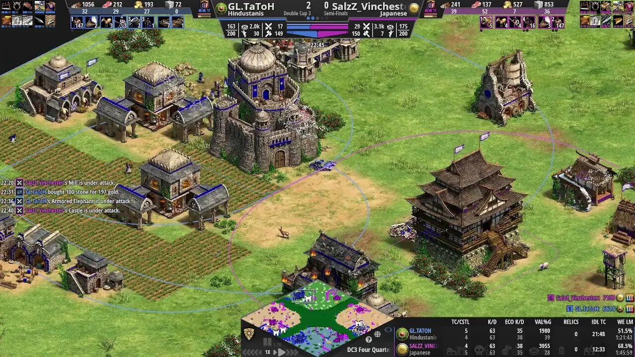 TaToH vs Vinchester: Double Cup 3 Semi-Finals G3: Age of Empires 2