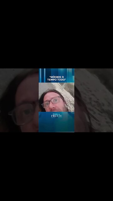 Brasileiro deita na rodovia para não ser atingido por bomba em Israel #shorts