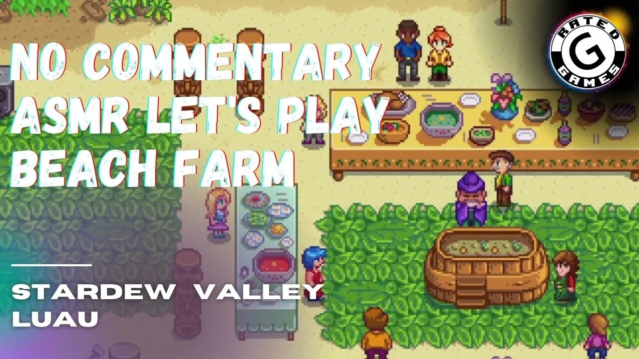 Stardew Valley No Commentary - Family Friendly Lets Play on Nintendo Switch - Luau