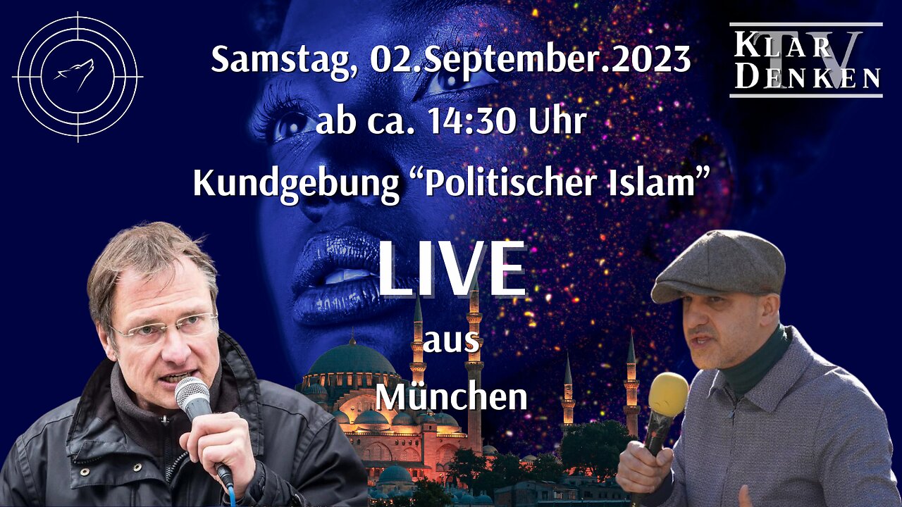 🔴 💥LIVE von der Kundgebung "Politischer Islam" aus München💥