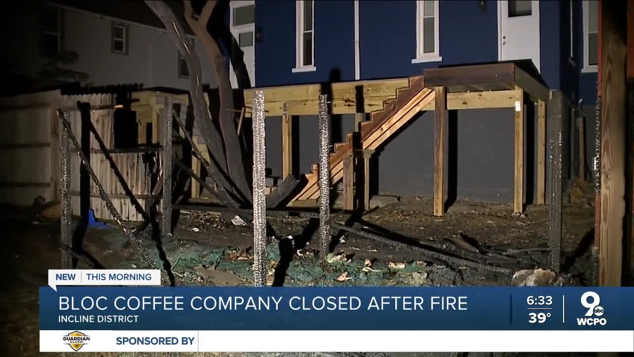 Fire forces local coffee shop to temporarily close