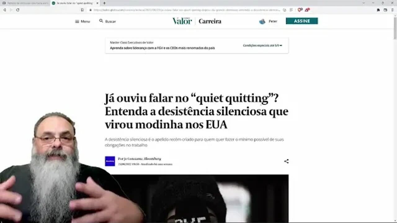 FENÔMENO da DEMISSÃO SILENCIOSA e aumento dos PEDIDOS de DEMISSÃO Economia se tornando ANCAP