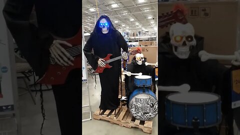 LOWES HALLOWEEN 2023 sneak peek! Skeleton rock band! #loweshalloween #halloween #halloweendecor