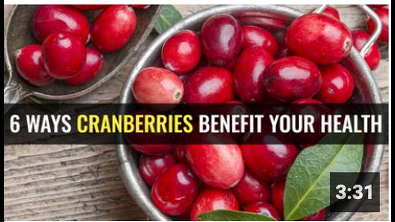 6 Ways cranberries benefit your health