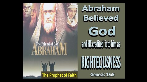 Abraham, Prophet and Blood Covenant Friend of The Almighty God