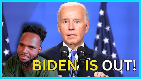 JOE BIDEN IS OUT OF THE RACE!