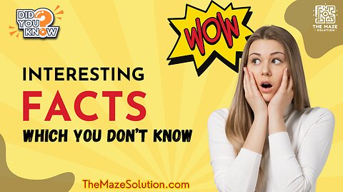 Mind-Blowing Facts That Will Amaze You! Incredible & Interesting Facts You Won’t Believe! #facts