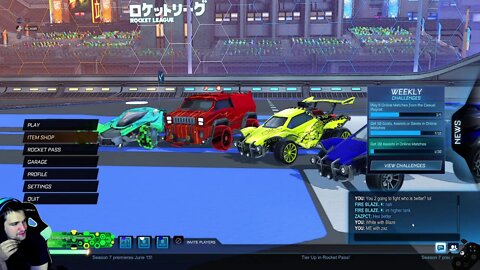 Rocket League and Pizza!