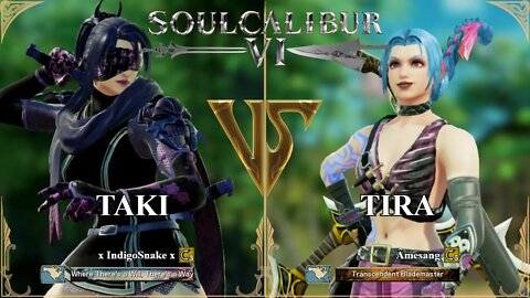 Taki (x IndigoSnake x) VS Tira (Âmesang) (SoulCalibur™ VI: Online)