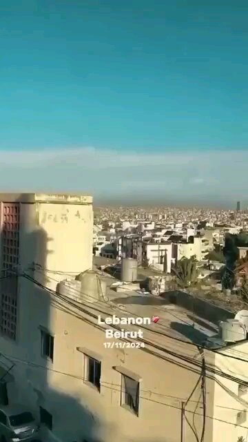 Israel has been bombing Beirut Lebanon since the early hours of the morning ⏬Read description