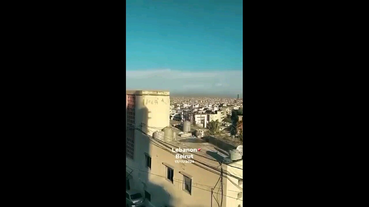 Israel has been bombing Beirut Lebanon since the early hours of the morning ⏬Read description