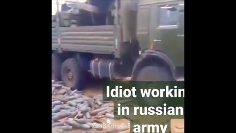 #idiot working in #russian #army Now we know why there are so many dead Russian Troops.