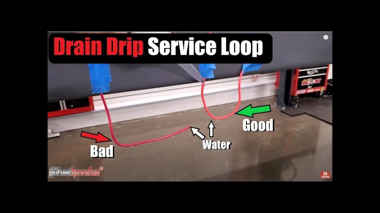 The Importance of a DRAIN DRIP Service Loop (Prevent Water Leak /Electrical Wiring) | AnthonyJ350