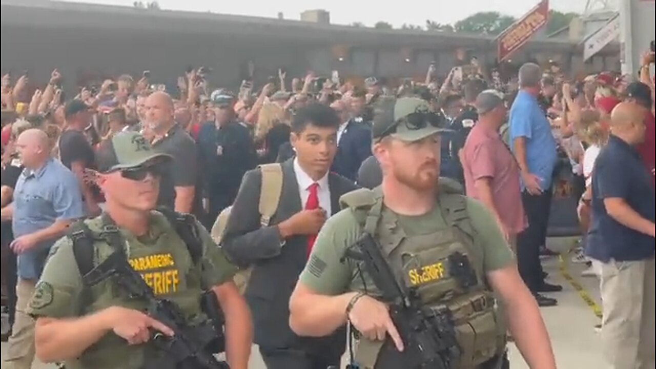 Incredible reception for President Trump