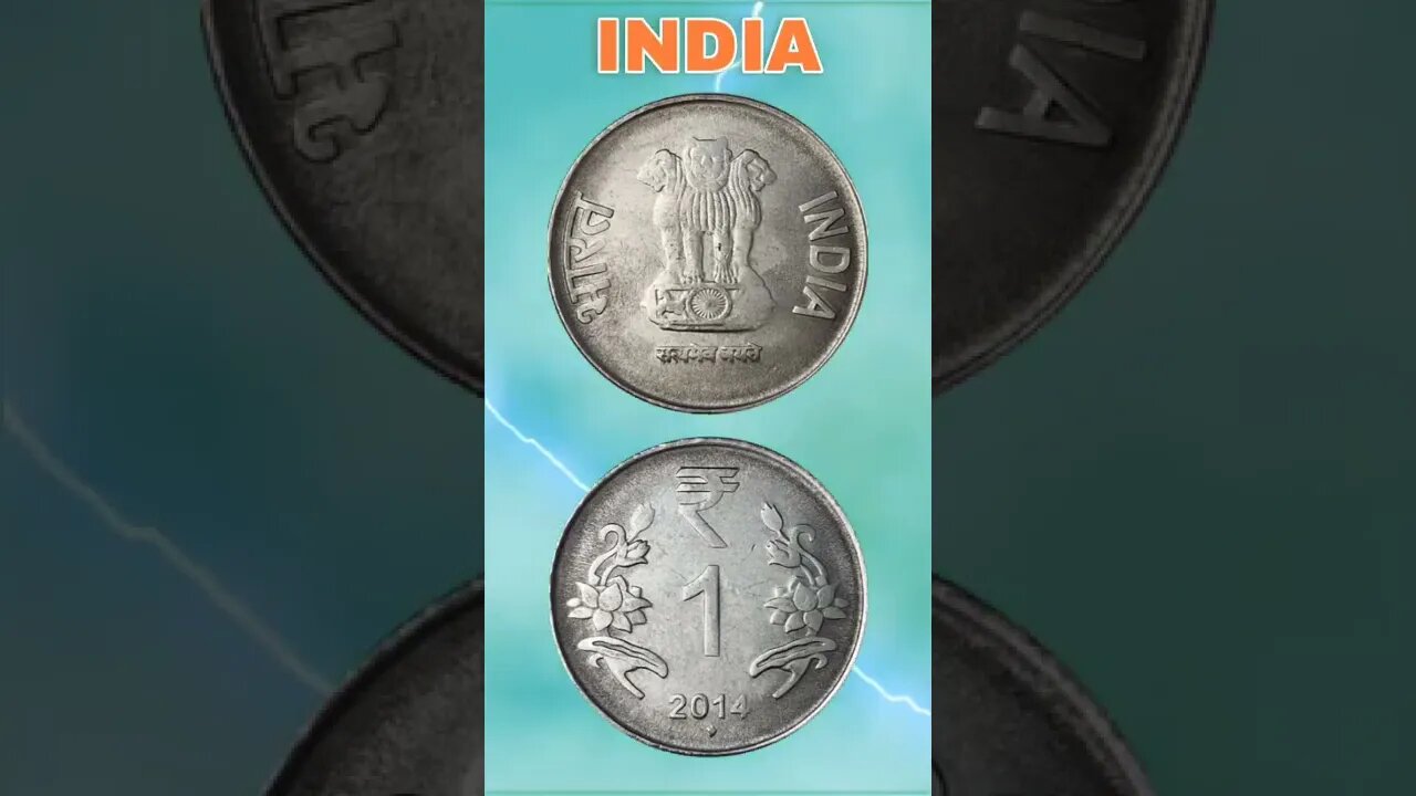 India 1 Rupee 2014.#shorts #education #coinnotesz