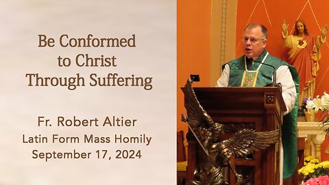 Be Conformed to Christ Through Suffering