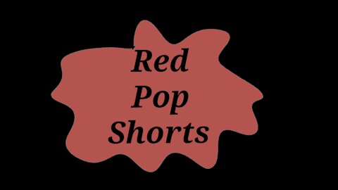 Red pop shorts