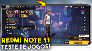 Redmi Note 11 - Teste de JOGOS! COD Mobile, Asphalt 9 e Free Fire será que roda liso?