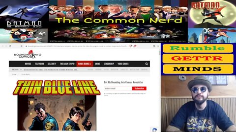 New Comic Commits Sin!!! Defends Cops Thin Blue Line