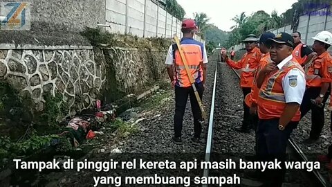 CEK LINTAS JALUR KERETA API STASIUN TANJUNG KARANG-GARUNTANG, JELANG NATARU 2019