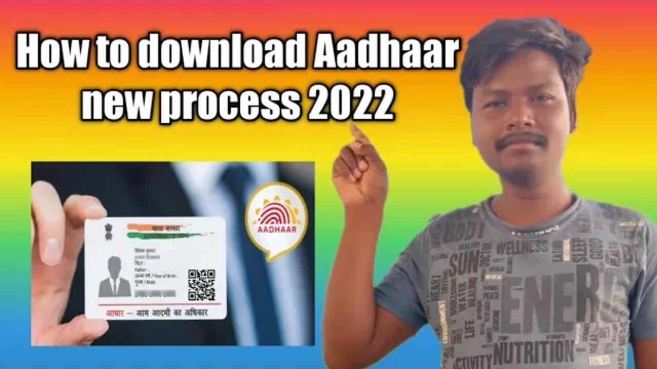 How To Download Aadhaar New Process||