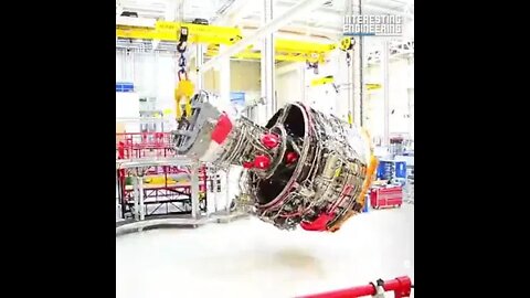 Rolls-Royce experts carefully assemble one of the most efficient aircraft engines in the world