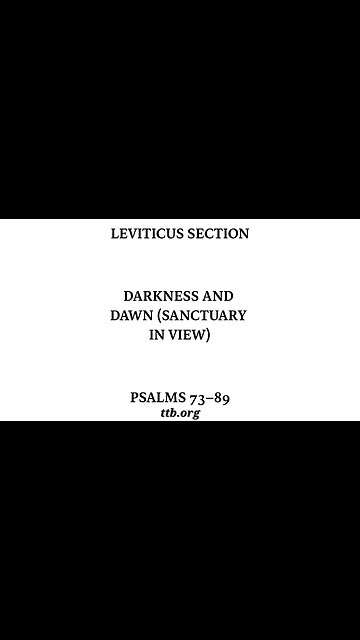 Psalm Chapters 73-89 (Bible Study) (Introduction)