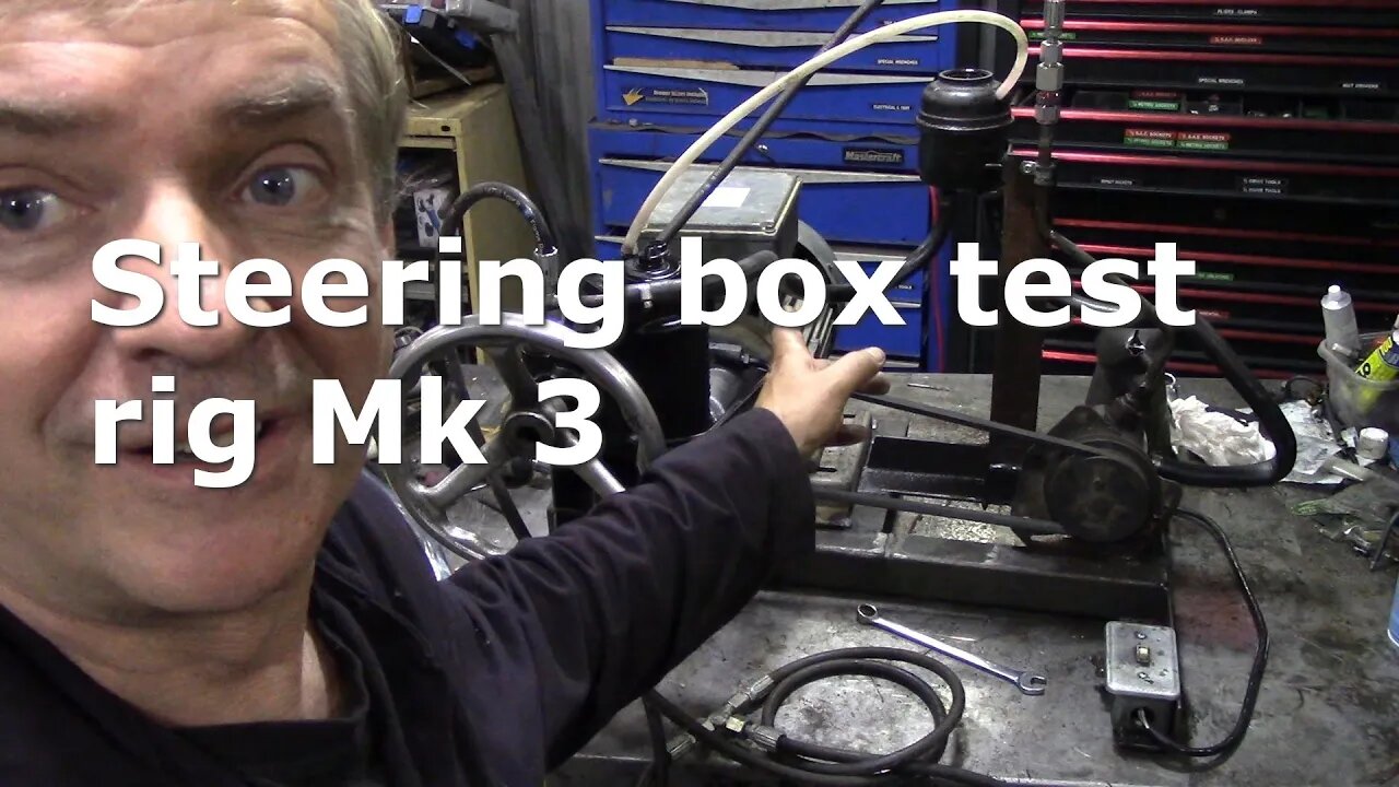 Steering box test rig Mk 3