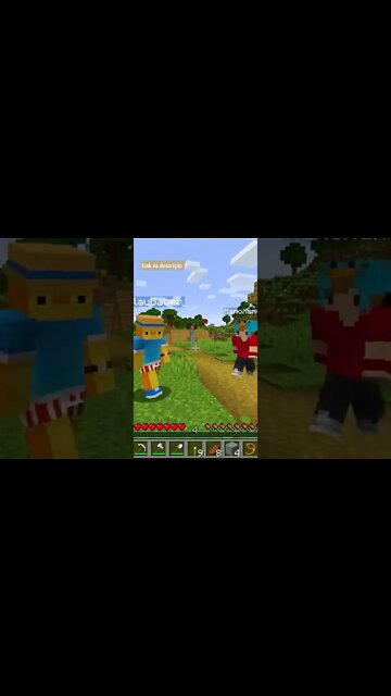 MINECRAFT: O VILLAGERS ESTÃO CAÇANDO O ATHOS!! #shorts