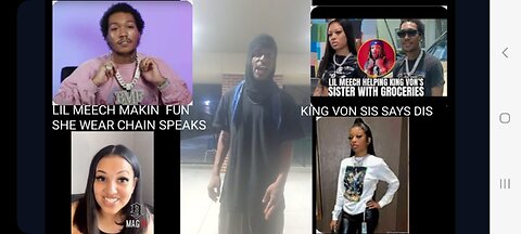 LIL MEECH AN KING VON SISTA LINKED JOKIN BOUT BREAKUP DATIN🤔 GIRL WEARIN MEECH SAYS SUMMER WALKA💯💪🏾