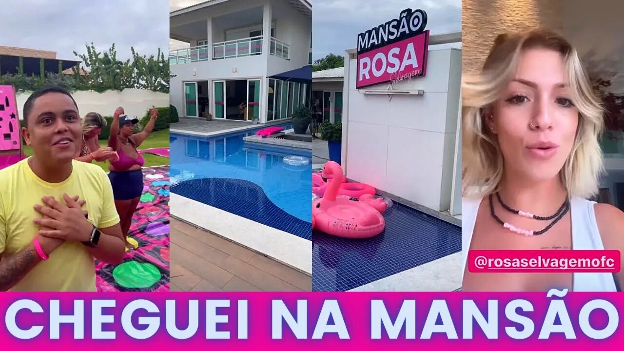 TALITA CHEGA NA MANSÃO ROSA PRA PARTICIPAR COM A TURMA DO CARLINHOS