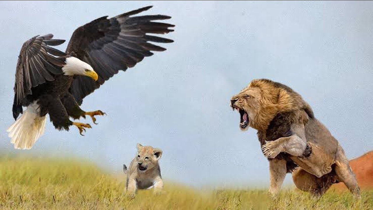 Can Eagle Attack King Lion ?