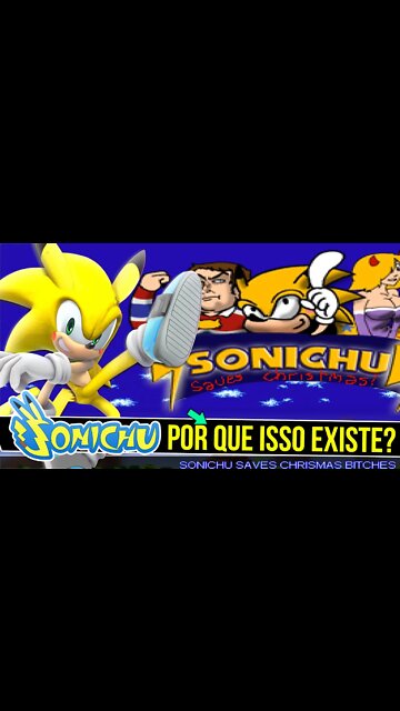 BIZARRO jogo de NATAL do SONIC | SONICHU SAVES CHRISTMAS #shorts