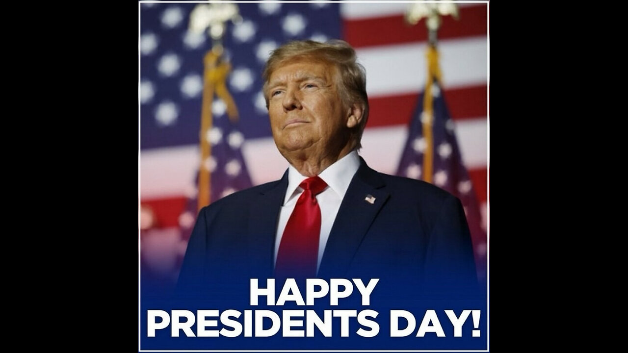 Happy Presidents' Day President Trump!