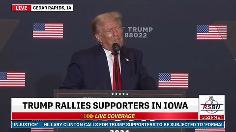 Trump in Iowa : 07/10/2023 might open new business : towing electric cars 🤣😎