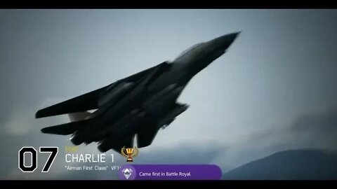 1st time Winning Rare achievement "LAST ONE FLYING" with F-14 D Super Tomcat Ace Combat 7