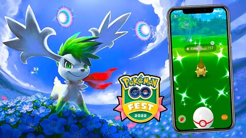 🚶 IMPERDÍVEL! GO FEST 2022 COM INGRESSO! VEM AXEW SHINY, Shaymin e MAIS! Live na RUA! Pokémon GO